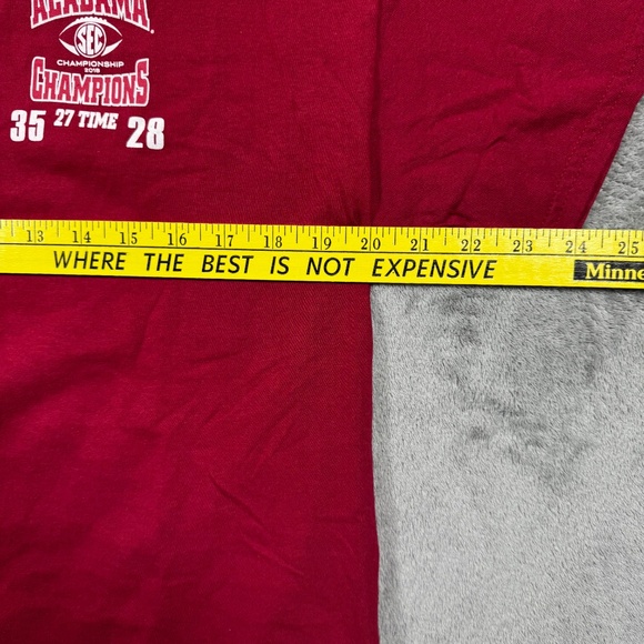 Alabama Crimson Tide 2018 SEC Champions Gildan Shirt Men’s L Red - Picture 7 of 8